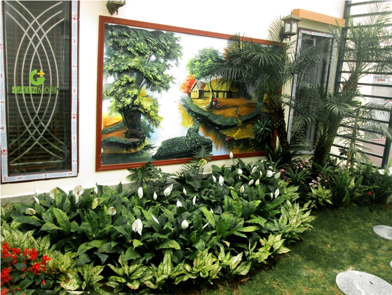 Thiết kế và thi công sân vườn ở Ninh Hiệp