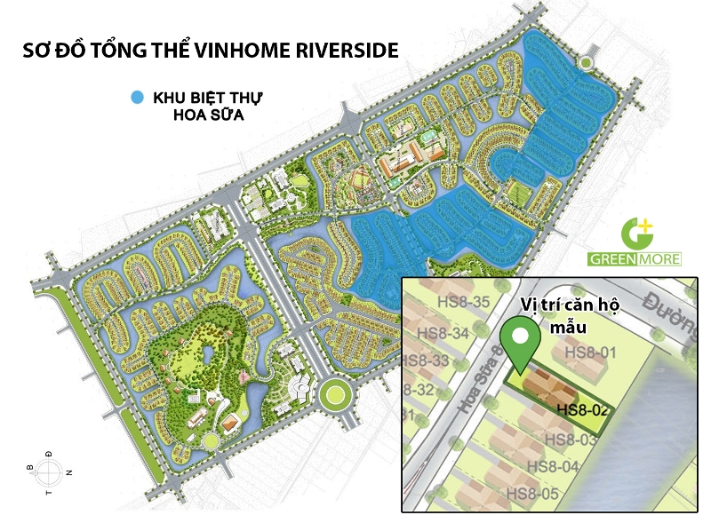 Thiết kế sân vườn biệt thự Vinhome Riverside