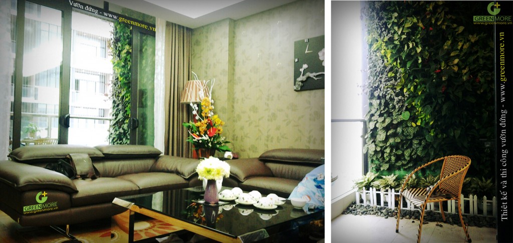 5 Tác dụng của vườn đứng đối với các căn hộ chung cư