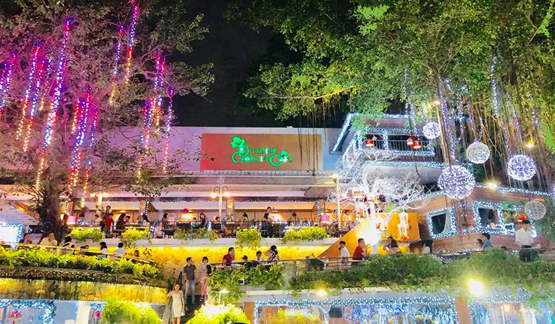 Thiết kế ánh sáng cho cafe sân vườn tuyệt đẹp