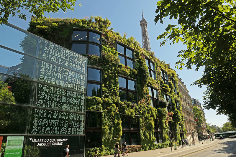Vườn đứng bảo tàng Musee du Quai Branly – Pháp