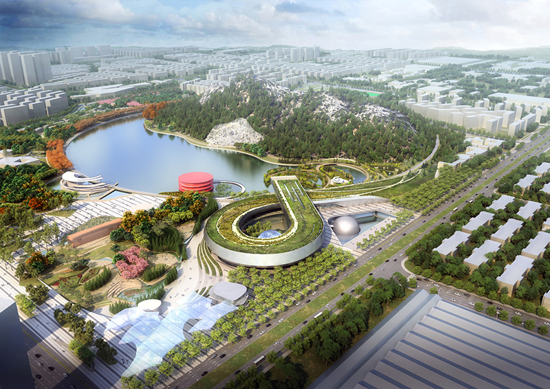 Cảnh quan bảo tàng khoa học và công nghệ ở Trung Quốc