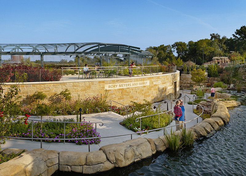 Cảnh quan vườn thám hiểm trẻ em Dallas Arboretum
