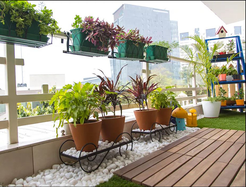 Phụ kiện trang trí cho góc nhỏ ban công thật đặc biệt