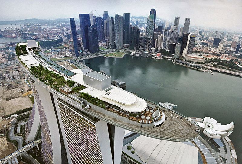 Công trình xanh ấn tượng Marina Bay Sands tại singapore