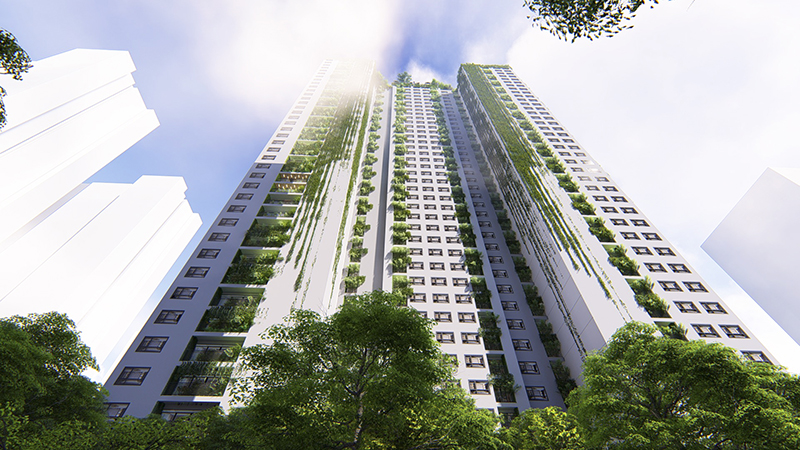 Thiết kế vườn cho chung cư  Park Hill khu đô thị Time City