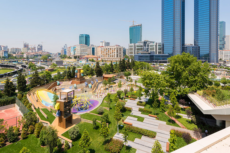 Cảnh quan công viên Zorlu – Thổ Nhĩ Kỳ