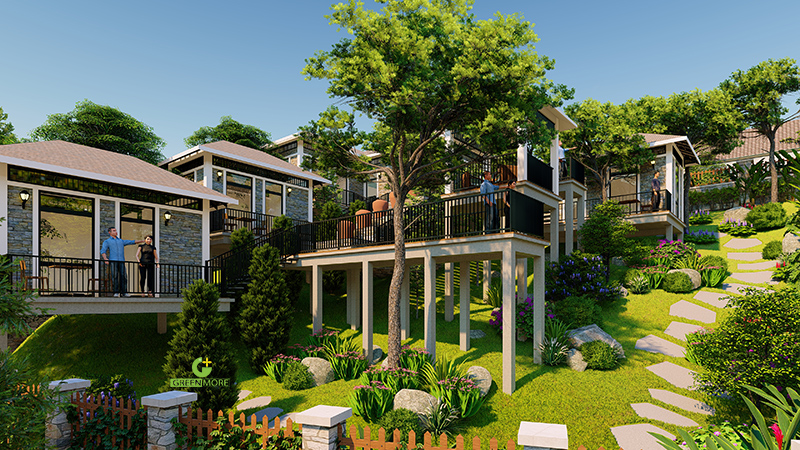 Thiết kế kiến trúc và cảnh quan Resort nghỉ dưỡng cô Lan