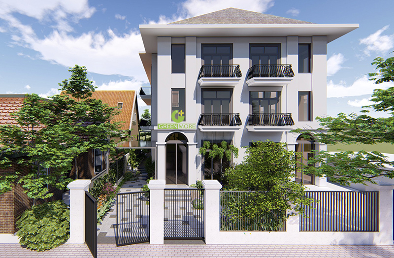 Thiết kế sân vườn anh Hải khu đô thị Vinhomes Green Bay