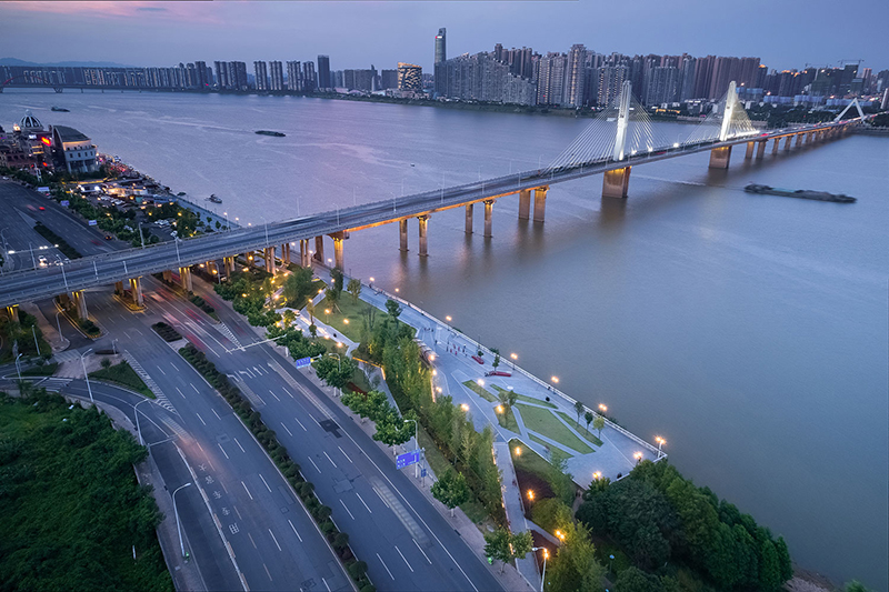 Cảnh quan dòng sông Xiang tại Trung Quốc