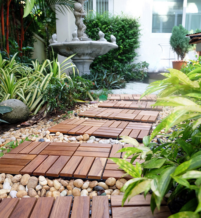7 kiểu thiết kế lối đi phổ biến trong sân vườn