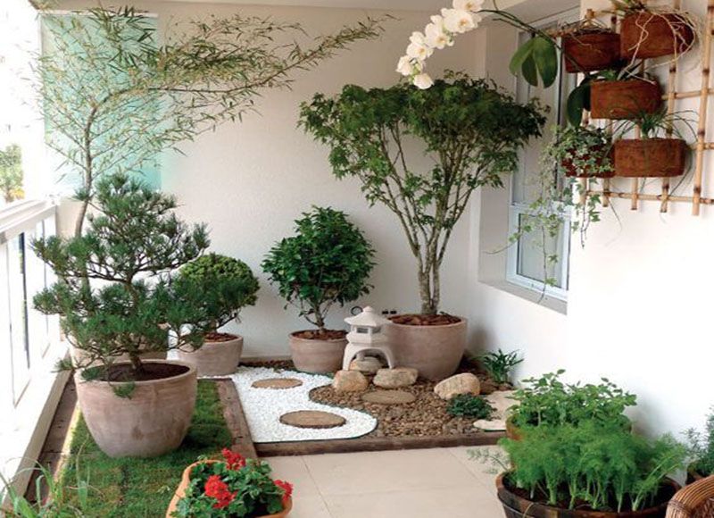 15+ mẫu vườn ban công, logia, vườn trên mái đẹp