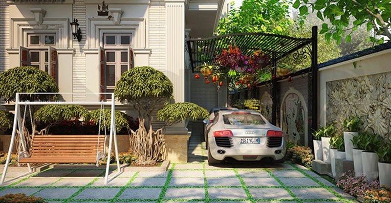 Hạng mục giao thông – Sân vườn, vườn trên mái