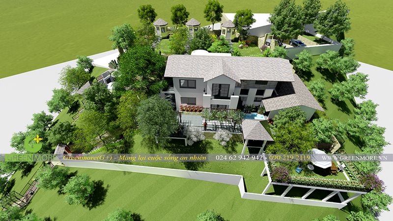 Tổng quan các hạng mục thiết kế thi công sân vườn