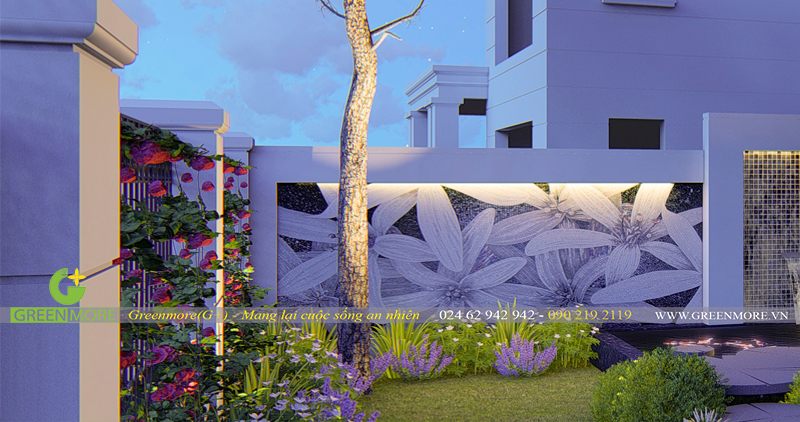 Điểm nhấn trong Thiết kế sân vườn, vườn trên mái