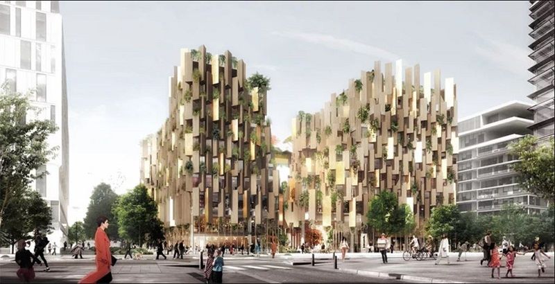 Khám phá thiết kế cảnh quan khách sạn xanh tại Paris