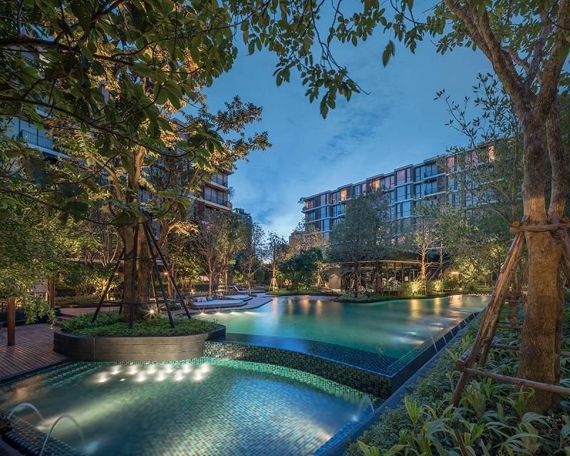 Mori Haus – Thung lũng cảnh quan khu chung cư ở Bangkok