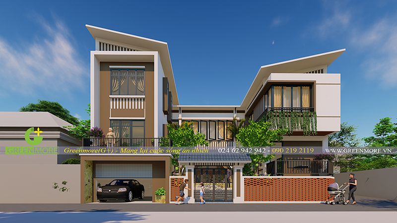 Thiết kế biệt thự hiện đại – Mother’s House tại Phúc Thọ