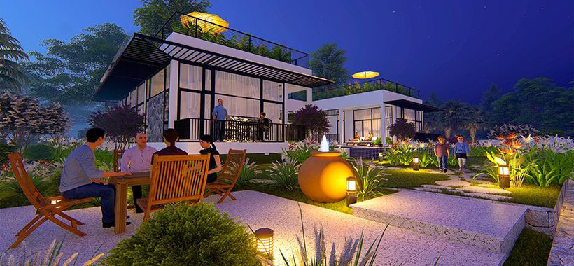 THIẾT KẾ KIẾN TRÚC BIỆT THỰ NGHỈ DƯỠNG