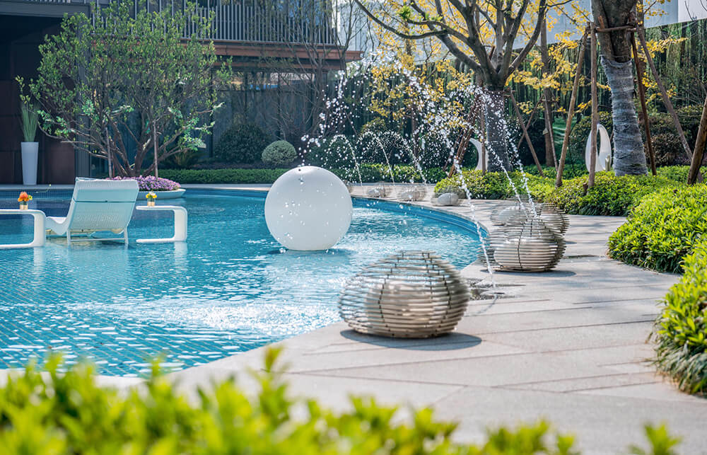 Cảnh quan khu dân cư Jinhua Hongxingborui garden