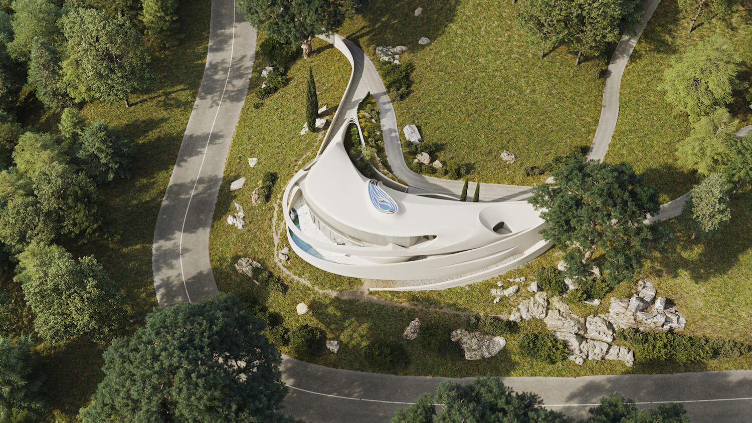 Biệt thự trắng ở Sochi, Nga do Niko Architect thiết kế